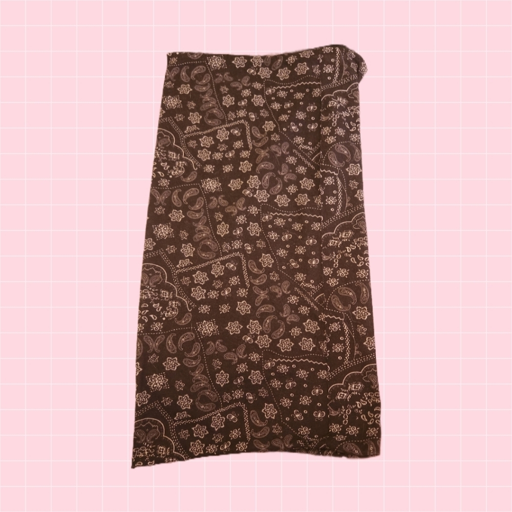 Black Paisley Bandana Neck Tube